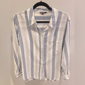 NWOT Button Down Cotton Long Sleeve Shirt, Size L